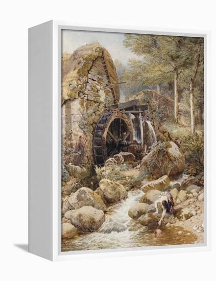 An Old Water Mill-Myles Birket Foster-Framed Premier Image Canvas