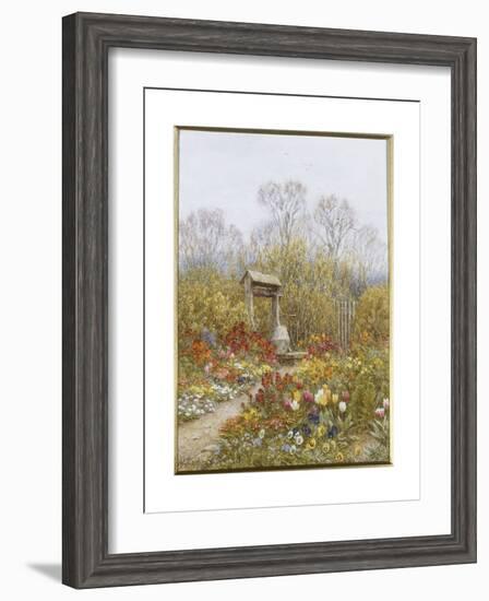 An Old Well, Brook, Surrey-Helen Allingham-Framed Giclee Print