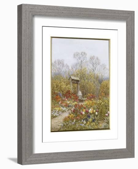 An Old Well, Brook, Surrey-Helen Allingham-Framed Giclee Print