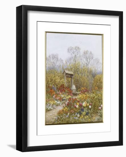 An Old Well, Brook, Surrey-Helen Allingham-Framed Giclee Print