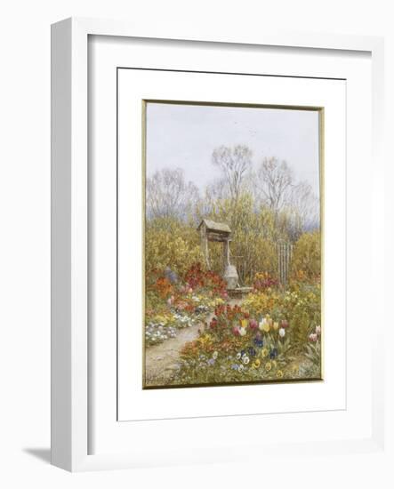 An Old Well, Brook, Surrey-Helen Allingham-Framed Giclee Print