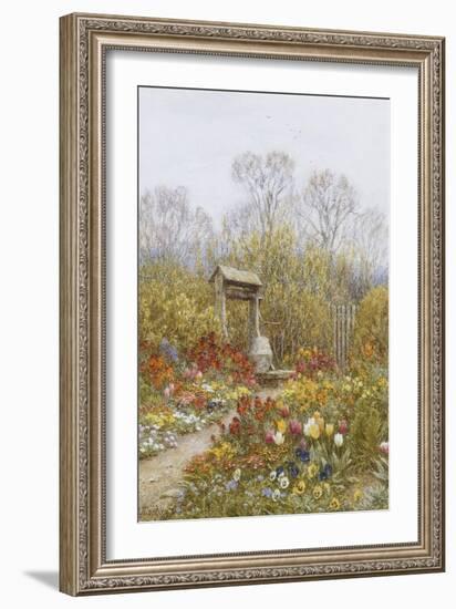 An Old Well, Brook, Surrey-Helen Allingham-Framed Giclee Print