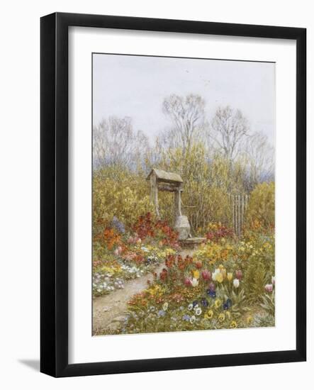 An Old Well, Brook, Surrey-Helen Allingham-Framed Giclee Print