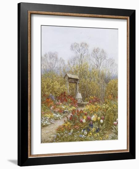 An Old Well, Brook, Surrey-Helen Allingham-Framed Giclee Print