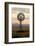 An Old Windmill on a Farm in a Rural or Rustic Setting at Sunset.-SAPhotog-Framed Photographic Print