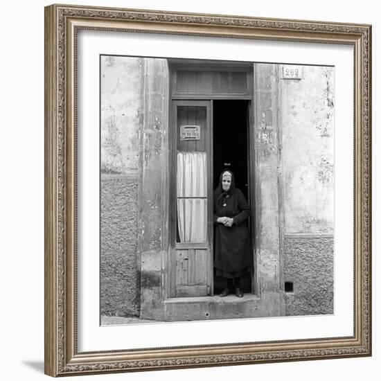 An Old Woman in Ragusa-Mario de Biasi-Framed Giclee Print