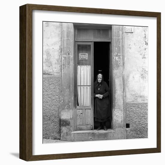 An Old Woman in Ragusa-Mario de Biasi-Framed Giclee Print