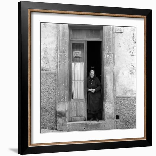 An Old Woman in Ragusa-Mario de Biasi-Framed Giclee Print