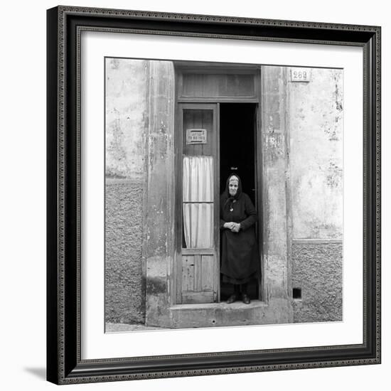 An Old Woman in Ragusa-Mario de Biasi-Framed Giclee Print