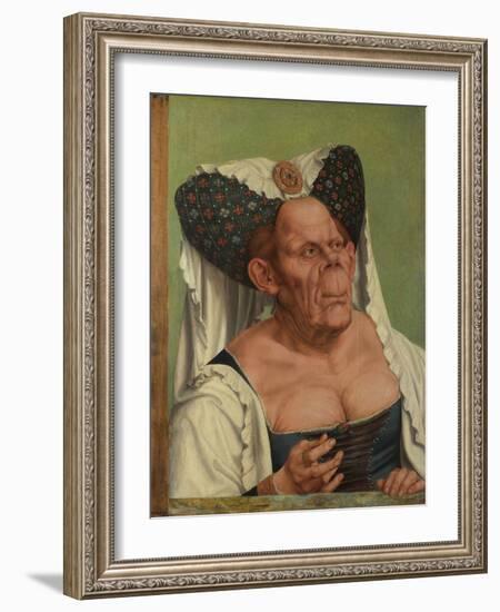 An Old Woman (The Ugly Duches), C. 1513-Quentin Massys-Framed Giclee Print