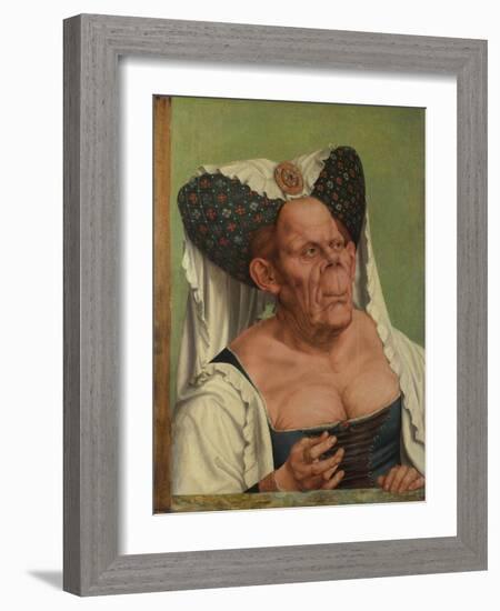 An Old Woman (The Ugly Duches), C. 1513-Quentin Massys-Framed Giclee Print