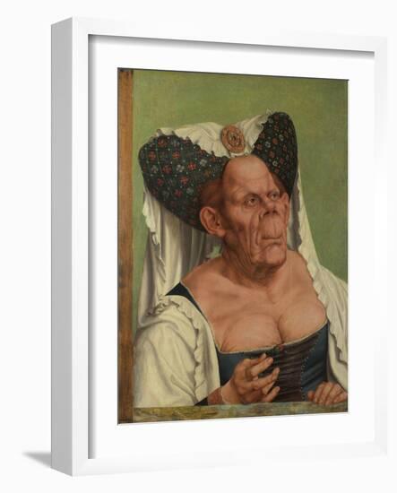 An Old Woman (The Ugly Duches), C. 1513-Quentin Massys-Framed Giclee Print