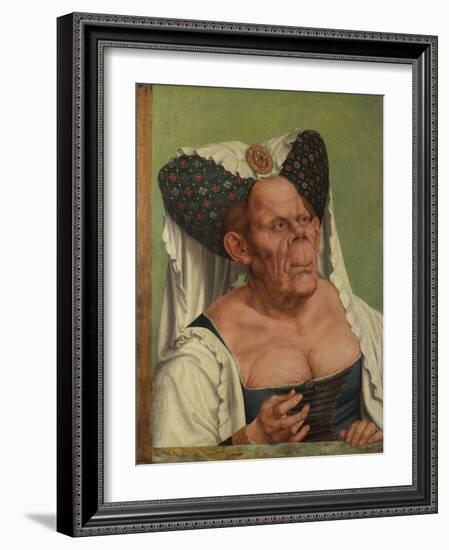 An Old Woman (The Ugly Duches), C. 1513-Quentin Massys-Framed Giclee Print