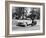An Oldsmobile at the Corner of an American Street, 1954-null-Framed Photographic Print