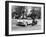 An Oldsmobile at the Corner of an American Street, 1954-null-Framed Photographic Print