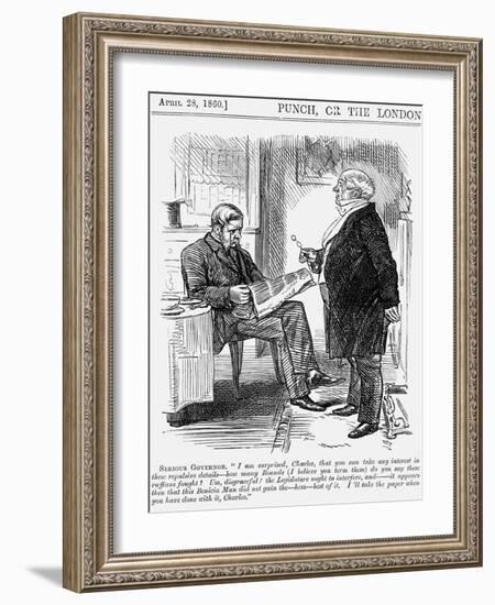 An Opinion on Boxing, 1860-null-Framed Giclee Print