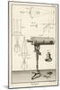 An Optique Telescope-Benard-Mounted Art Print