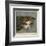 An Orange and Black Cat Looks Through a Broken Windowpane-null-Framed Art Print