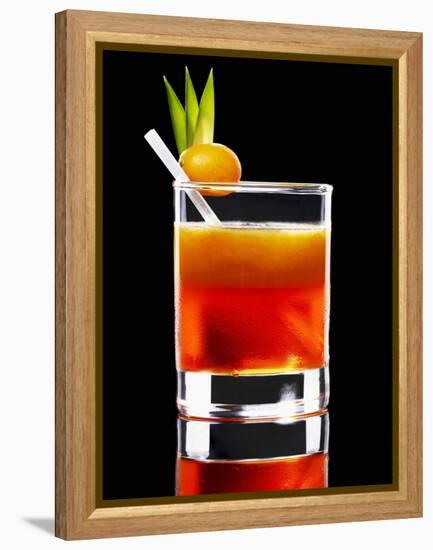 An Orange Cocktail-Walter Pfisterer-Framed Premier Image Canvas