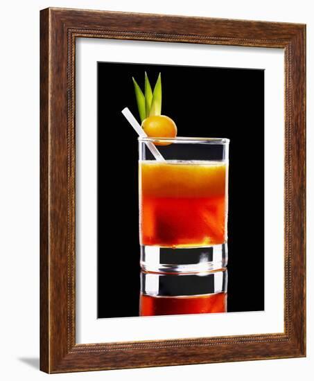 An Orange Cocktail-Walter Pfisterer-Framed Photographic Print