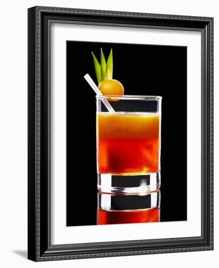 An Orange Cocktail-Walter Pfisterer-Framed Photographic Print