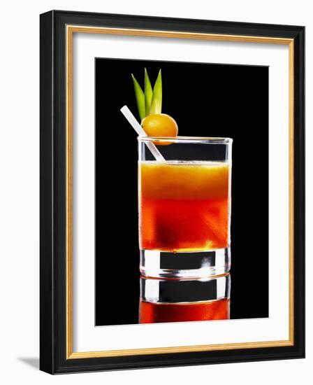 An Orange Cocktail-Walter Pfisterer-Framed Photographic Print