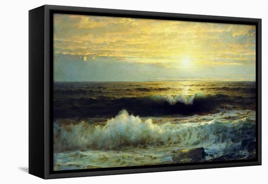 An Orange Sunset Waning Low. 1897-William Trost Richards-Framed Premier Image Canvas