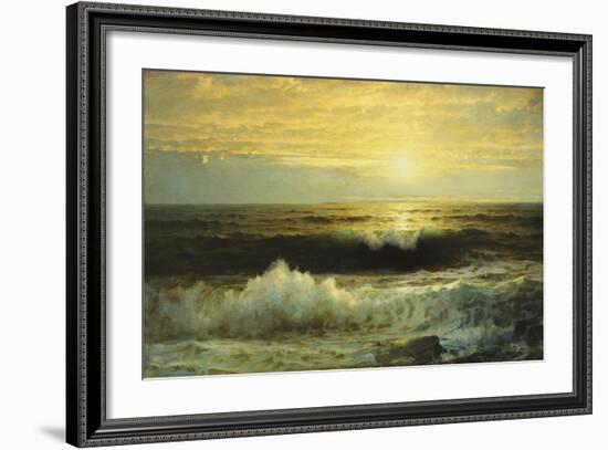 An Orange Sunset Waning Low, 1897-William Trost Richards-Framed Giclee Print