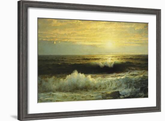 An Orange Sunset Waning Low, 1897-William Trost Richards-Framed Giclee Print