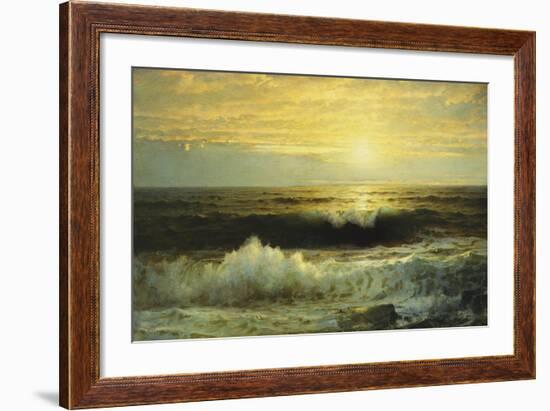 An Orange Sunset Waning Low, 1897-William Trost Richards-Framed Giclee Print