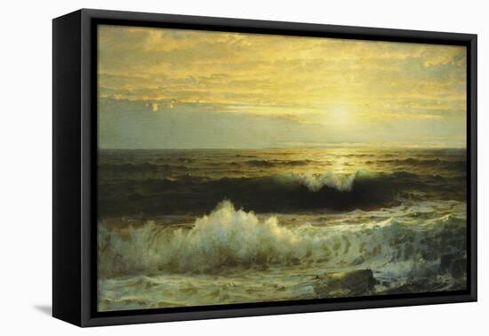 An Orange Sunset Waning Low, 1897-William Trost Richards-Framed Premier Image Canvas
