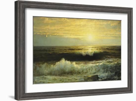 An Orange Sunset Waning Low, 1897-William Trost Richards-Framed Giclee Print