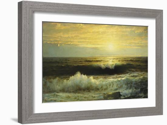 An Orange Sunset Waning Low, 1897-William Trost Richards-Framed Giclee Print