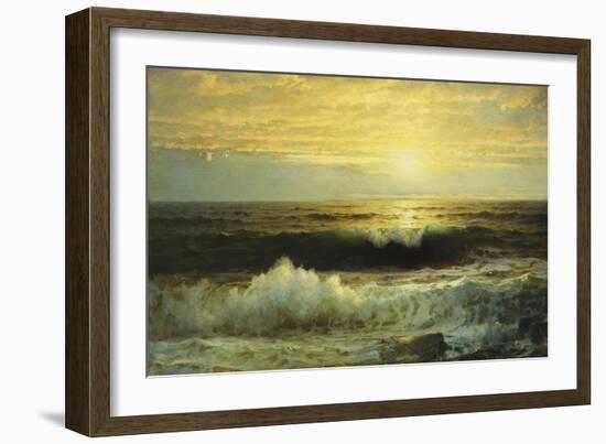 An Orange Sunset Waning Low, 1897-William Trost Richards-Framed Giclee Print