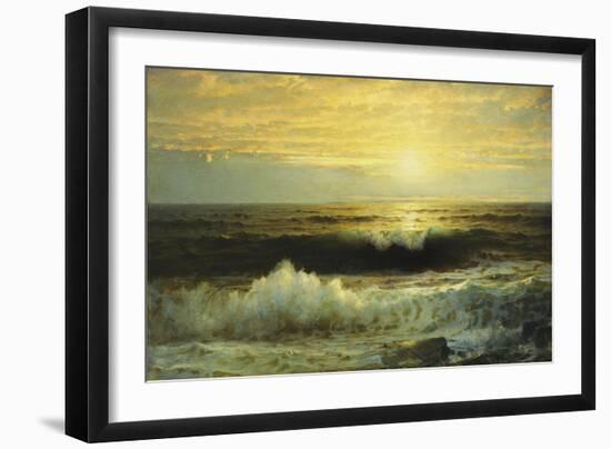 An Orange Sunset Waning Low, 1897-William Trost Richards-Framed Giclee Print