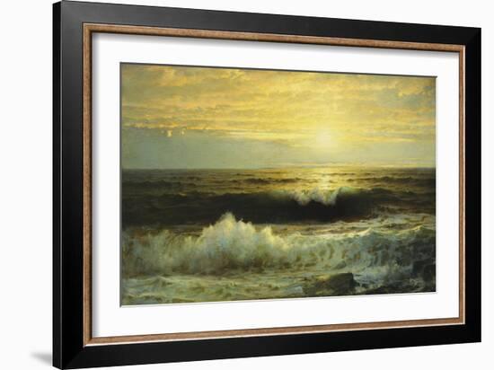 An Orange Sunset Waning Low, 1897-William Trost Richards-Framed Giclee Print