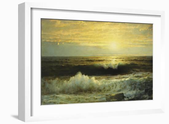 An Orange Sunset Waning Low, 1897-William Trost Richards-Framed Giclee Print