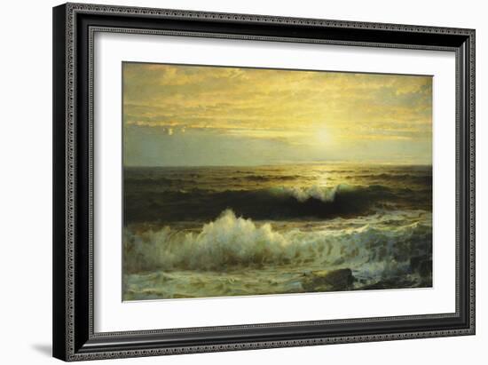 An Orange Sunset Waning Low, 1897-William Trost Richards-Framed Giclee Print