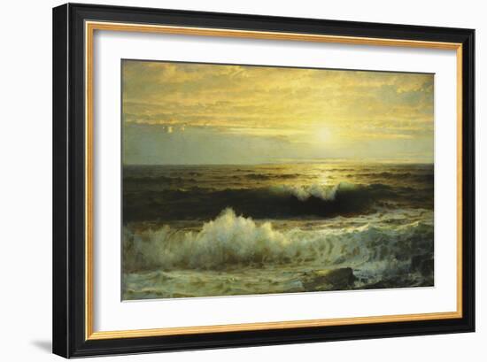 An Orange Sunset Waning Low, 1897-William Trost Richards-Framed Giclee Print