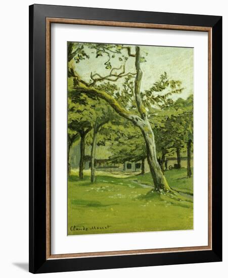 An Orchard-Claude Monet-Framed Giclee Print