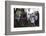 An Organ Grinder and His Monkey Perform at the Iowa State Fair, Des Moines, Iowa, 1955-John Dominis-Framed Photographic Print