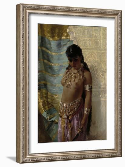 An Oriental Beauty-Valerii Ivanovich Yakobi-Framed Giclee Print
