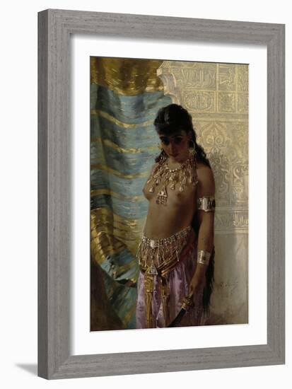 An Oriental Beauty-Valerii Ivanovich Yakobi-Framed Giclee Print