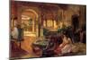 An Oriental Interior, 1900-Frederick Arthur Bridgman-Mounted Giclee Print