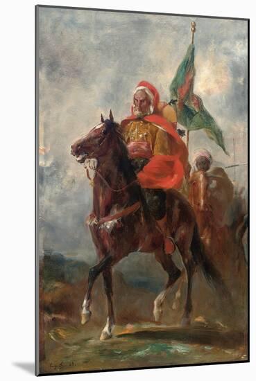 An Orientalist Chieftain on Horseback, 1863-Eugene Fromentin-Mounted Giclee Print