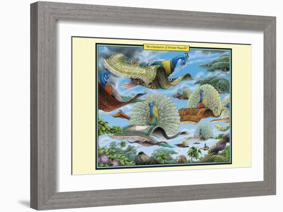 An Orientation of Persian Peacocks-Richard Kelly-Framed Art Print