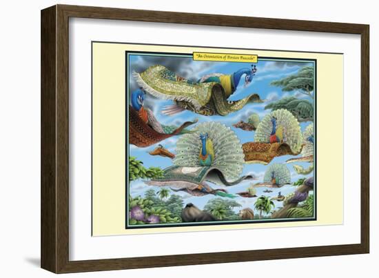 An Orientation of Persian Peacocks-Richard Kelly-Framed Art Print