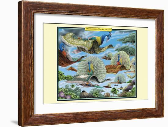 An Orientation of Persian Peacocks-Richard Kelly-Framed Art Print