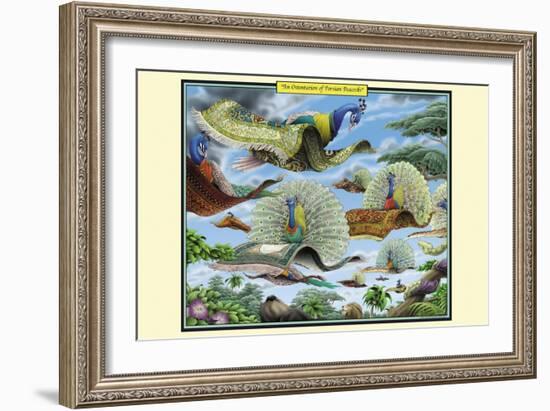 An Orientation of Persian Peacocks-Richard Kelly-Framed Art Print