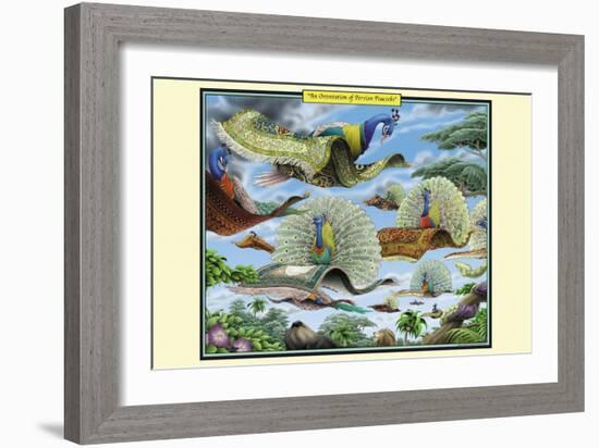 An Orientation of Persian Peacocks-Richard Kelly-Framed Art Print